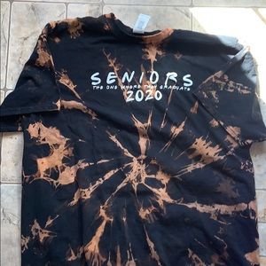 Seniors bleach dye shirt